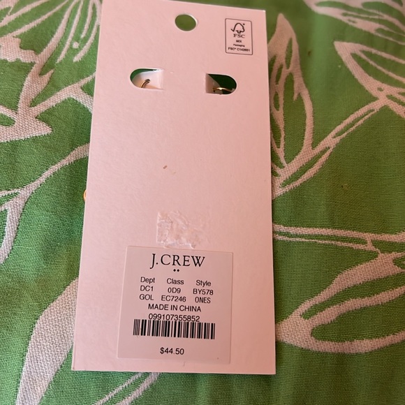 J. Crew Flower Earrings - Picture 2 of 2